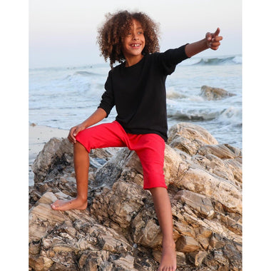 Raw Edge Tee Long Sleeve - Be Mi Los Angeles