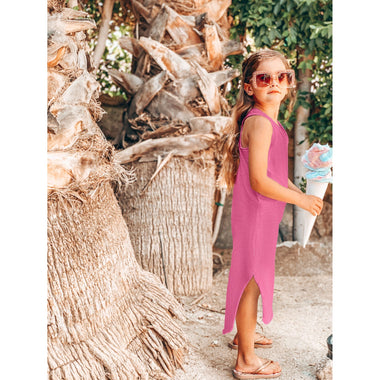 Lexi Tank Dress Bubble Gum Pink - Be Mi Los Angeles