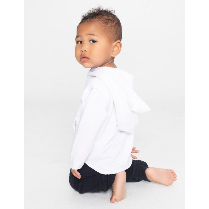 Organic Baby Benji Hoodie White - Be Mi Los Angeles