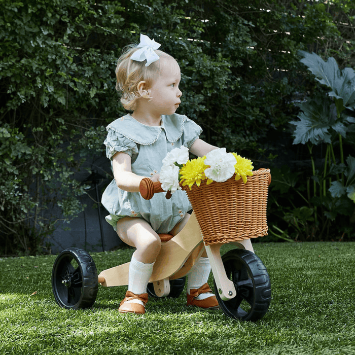 2-in-1 Mini Wooden Balance Bike (18 months-3 years)