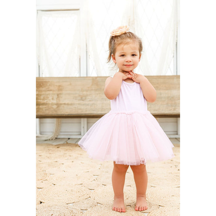 Be Mi Los Angeles Tutu Tank Dress for girls, pink tutu skirt with tank top bodice, perfect for special occasions or play.