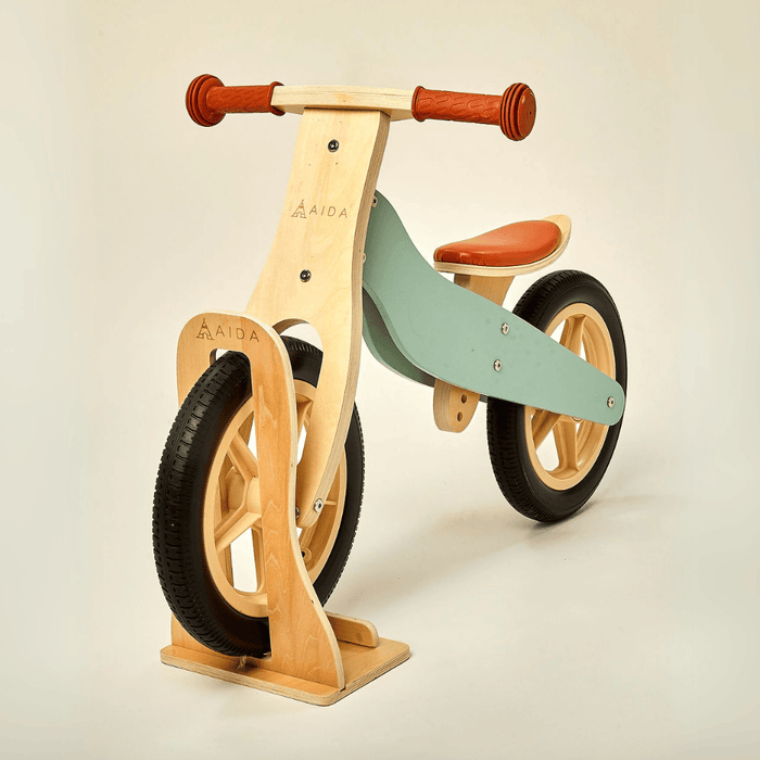 Wooden Balance Bike Stand