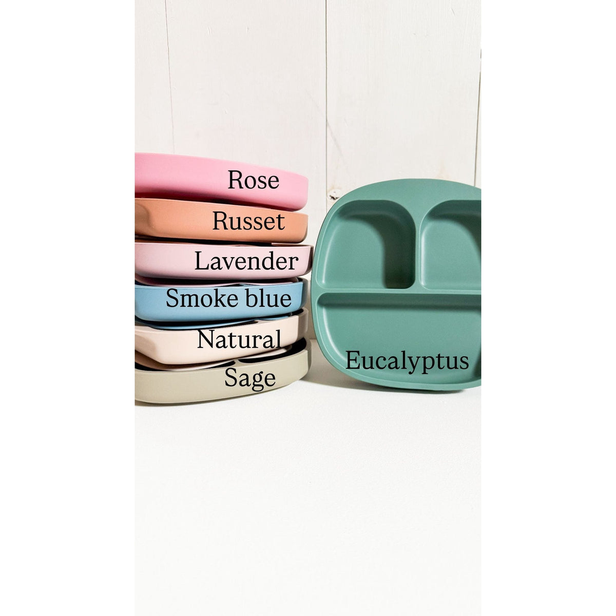 Colorful silicone bibs by ShopMyLittleSongbird with adjustable neck strap and pocket, perfect for messy eating.