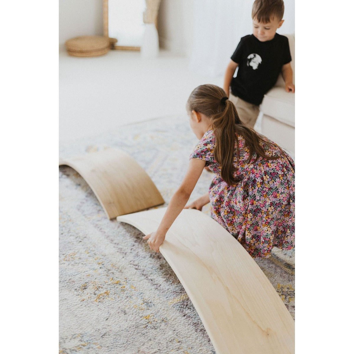 Balance board toy by ShopMyLittleSongbird, featuring a colorful rocker for kids to develop balance and coordination.