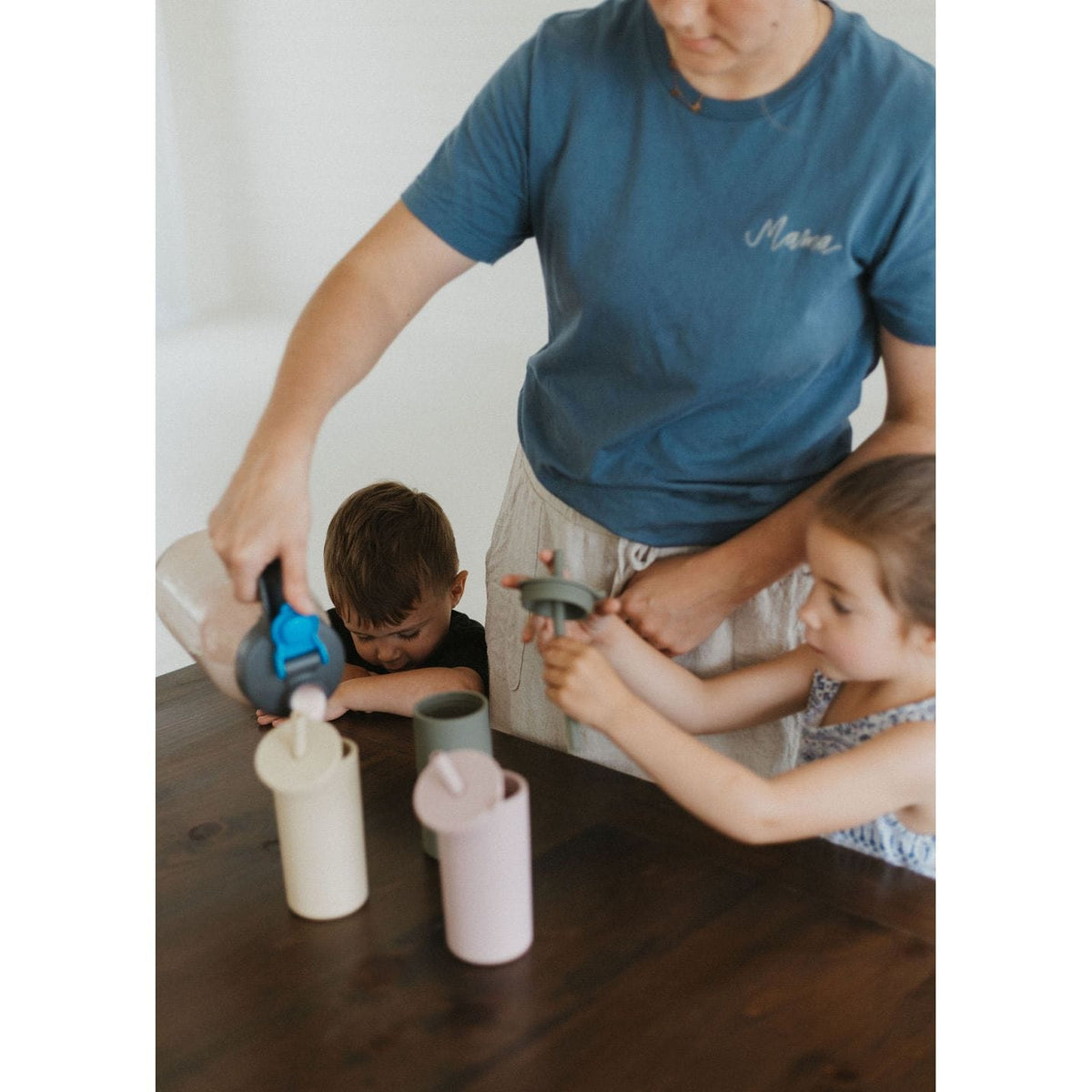 ShopMyLittleSongbird toddler cup with straw, featuring a colorful bowl design for young children.