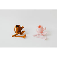Silicone Watering Can Set from ShopMyLittleSongbird, colorful flexible toy watering cans for kids' outdoor play