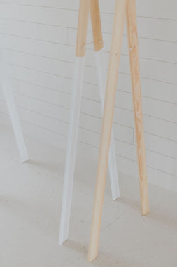 Wooden dress rack /toddler clothes rack