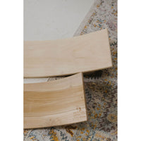 Children's balance board rocker toy by ShopMyLittleSongbird, featuring a colorful, curved wooden design for active play and balance.
