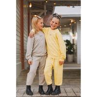 Be Mi Los Angeles Organic Cloud Pants joggers with a relaxed fit, soft fabric, and comfortable style for casual wear.