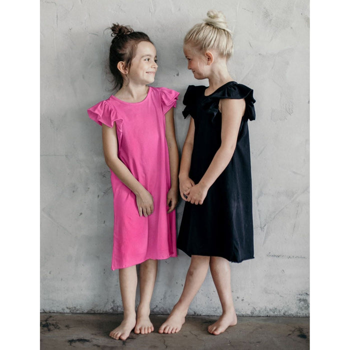 Be Mi Los Angeles Valentina Ruffle Dress, sleeveless summer dress with ruffle details and floral pattern on lightweight fabric.