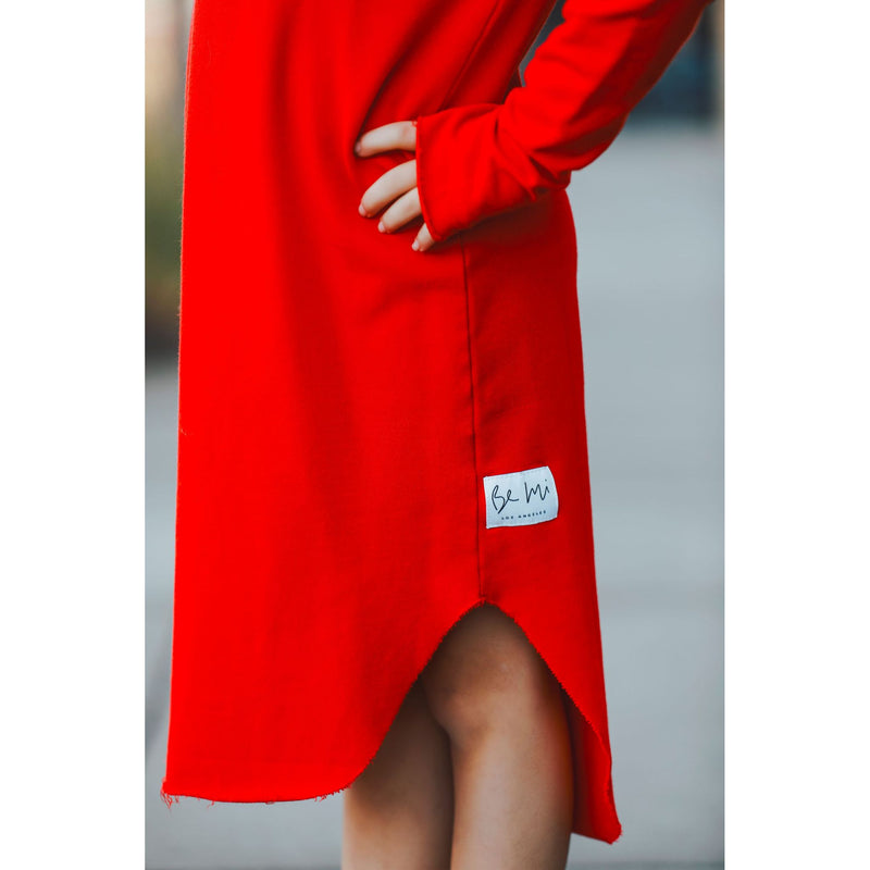 Organic Luna  Hoodie Dress - Be Mi Los Angeles