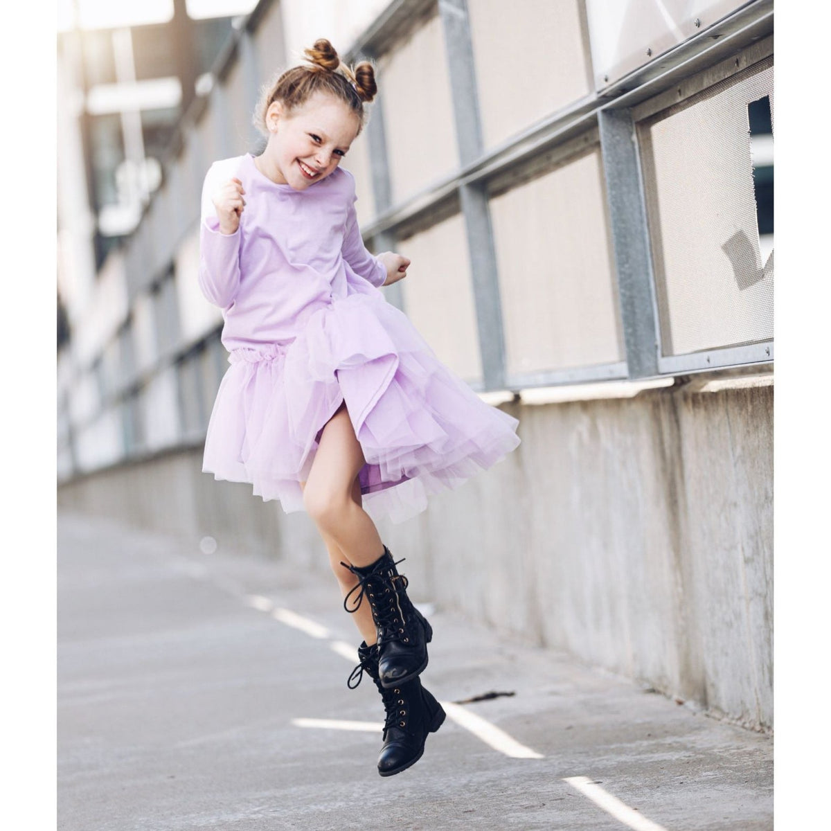 Be Mi Los Angeles Zuri Tutu Dress for girls with pink tulle layers and floral embellishments, perfect for special occasions.