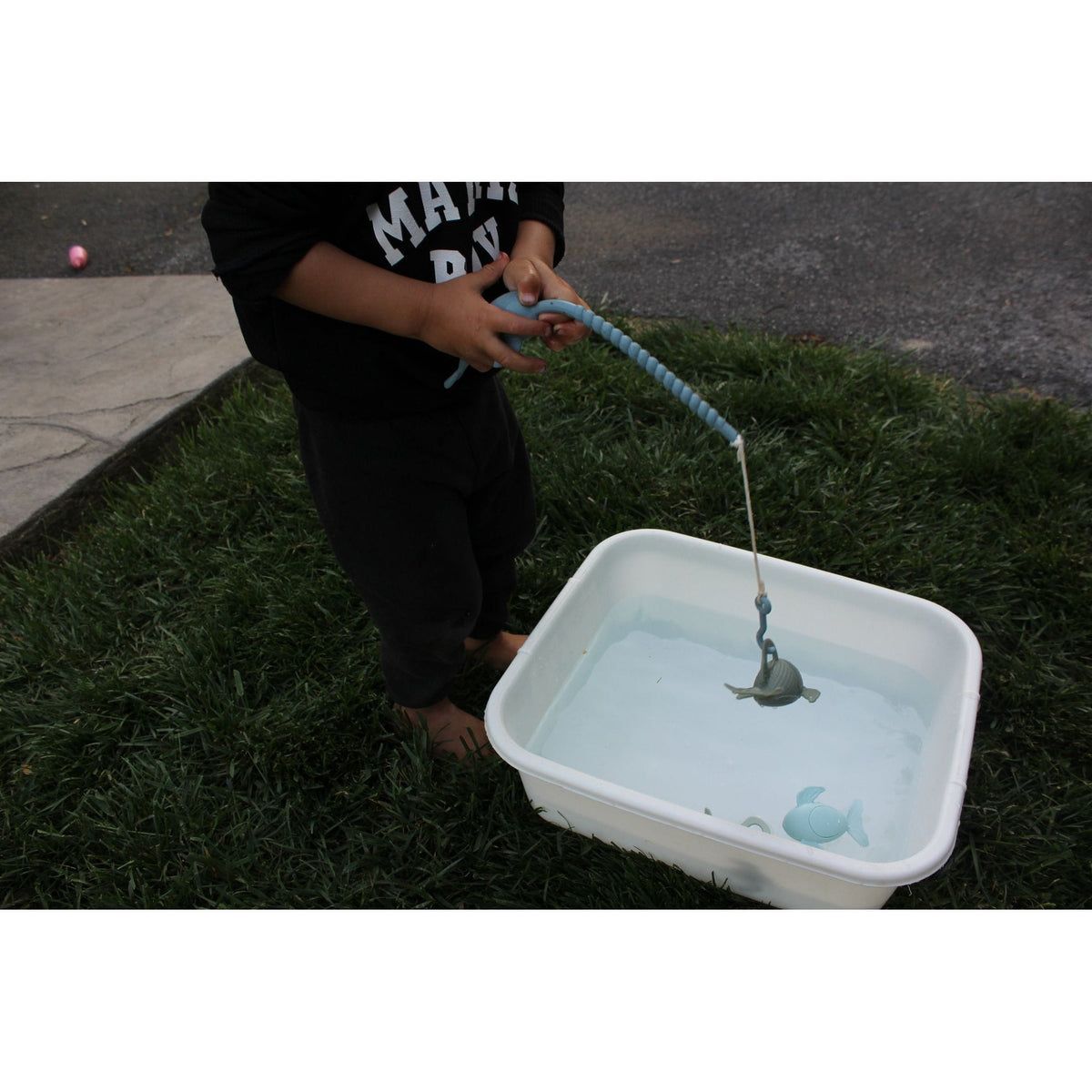 Silicone fishing set from ShopMyLittleSongbird featuring colorful, child-safe silicone toys for fishing play and learning.