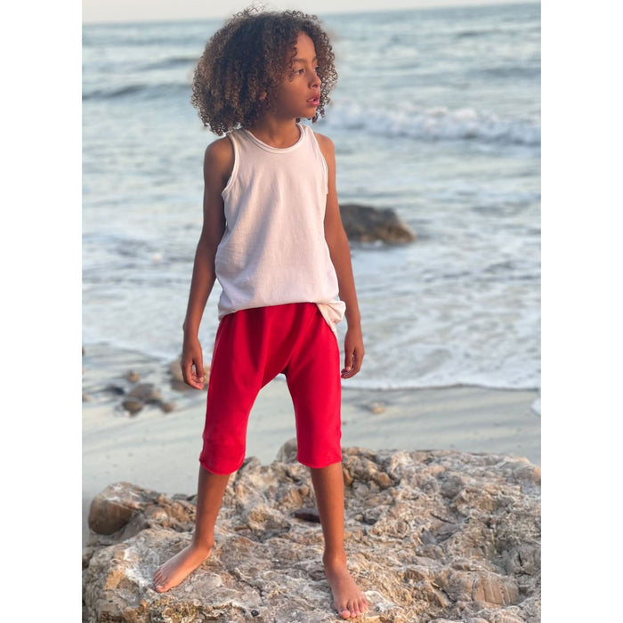 Organic Malibu Shorts by Be Mi Los Angeles, casual cotton shorts with a relaxed fit, featuring a stylish, comfortable design.