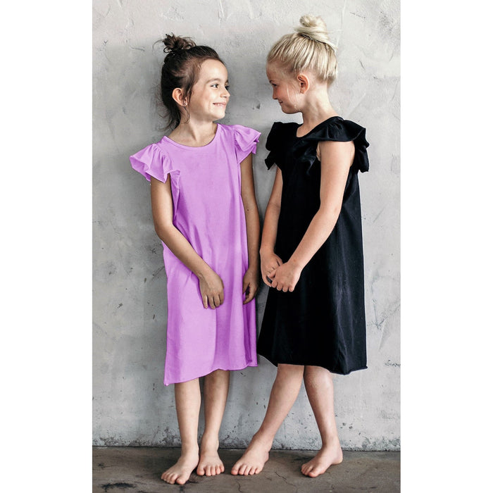 Be Mi Los Angeles Valentina Ruffle Dress, elegant dress with ruffle details, shown in a stylish, flowing design.