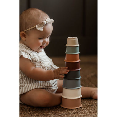 Silicone Cup stacking toy/Stacking toy