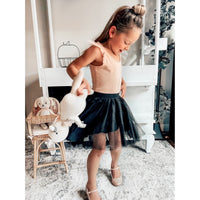 Be Mi Los Angeles high-low tutu skirt featuring layered tulle fabric with a playful, voluminous design.