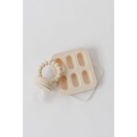 Silicone fruit feeder and ice tray set by ShopMyLittleSongbird, featuring colorful fruit-shaped silicone molds and a feeder for babies.