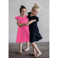 Be Mi Los Angeles Valentina Ruffle Dress with flowing fabric and elegant ruffle details, perfect for stylish occasions.