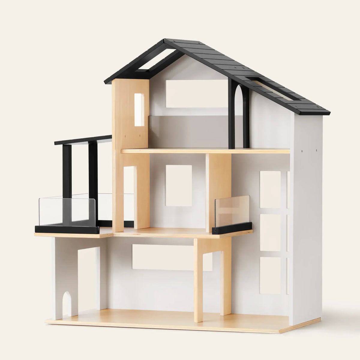 Tiny Land Sweetwood Edge Dollhouse by Tiny Land INC featuring detailed miniature furniture and a charming wooden design.