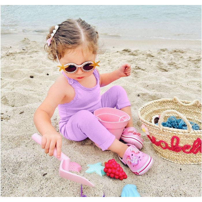 Lavender romper by Be Mi Los Angeles featuring a stylish, comfortable design, perfect for casual or summer wear.