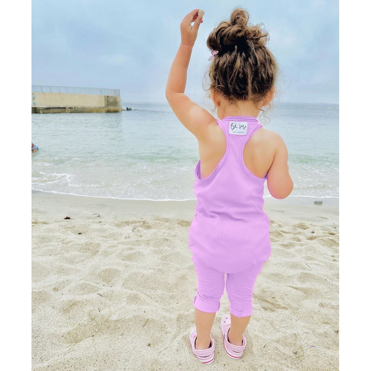 Lavender romper by Be Mi Los Angeles featuring a stylish, comfortable design perfect for casual wear.