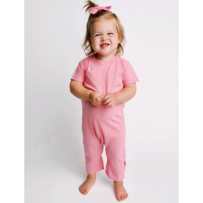 Be Mi Los Angeles pocket romper, adorable sleeveless romper with pockets, perfect for casual summer wear.
