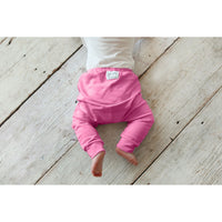 Organic Baby Benji Hoodie in Bubble Gum Pink by Be Mi Los Angeles, soft cotton hoodie for infants with a cozy fit.