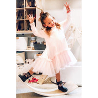 Be Mi Los Angeles Zuri tutu dress for girls, featuring a pink tulle skirt and playful design, perfect for special occasions.