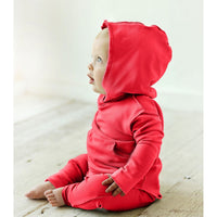Little Benji Organic Baby Hoodie and Pants set by Be Mi Los Angeles, soft cotton hoodie and matching pants for infants.