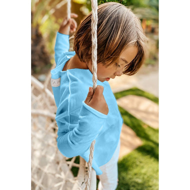 Organic V  Raw Edge Top - Be Mi Los Angeles