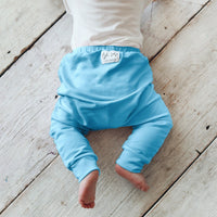 Organic Baby Benji Hoodie Aqua by Be Mi Los Angeles, soft cotton hoodie with a cute design for infants.