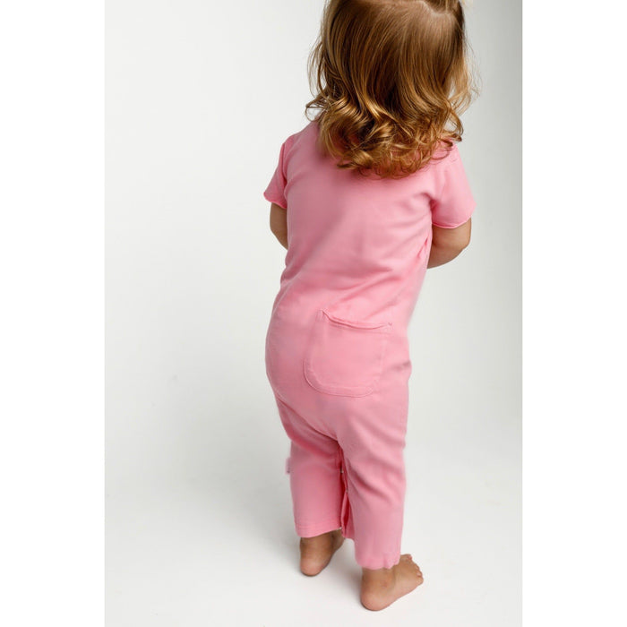Be Mi Los Angeles pocket romper shown in a thumbnail image, featuring a stylish romper with a side pocket and comfortable fit.