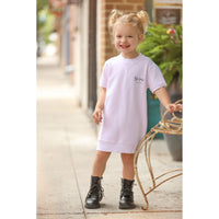 Be Mi Los Angeles Organic Cali Dress in natural fabric, shown as a stylish, flowy dress with a relaxed fit and casual design.
