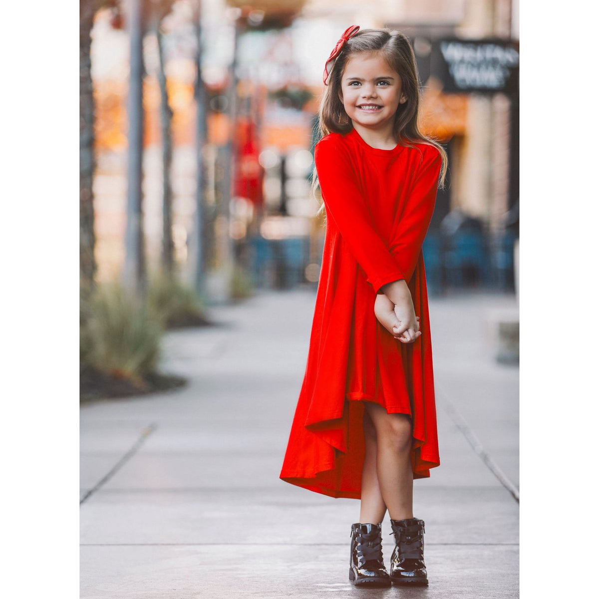 Be Mi Los Angeles Lumi Dress in soft fabric with a flowing silhouette, shown as a thumbnail image.