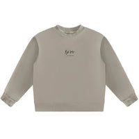 Be Mi Los Angeles organic cloud pullover joggers in grey, soft fabric with a relaxed fit and stylish design.