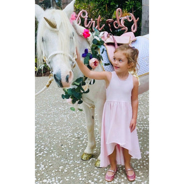 Organic Giselle Dress Pink - Be Mi Los Angeles