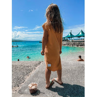 Be Mi Los Angeles Maya Tee Dress, casual short-sleeve dress with a relaxed fit and chic design, shown in the product image.