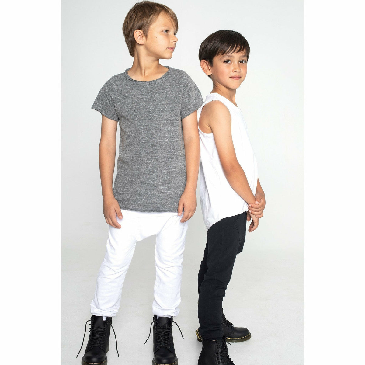 Be Mi Los Angeles Asher Tank in white, sleeveless casual tank top with a relaxed fit, displayed on a neutral background.