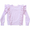 ANASTASIA RUFFLE SLEEVE SWEATSHIRT PINK - Be Mi Los Angeles