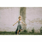 Organic Giselle Dress Oil Grey Wash - Be Mi Los Angeles