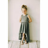 Organic Giselle Dress Oil Grey Wash - Be Mi Los Angeles