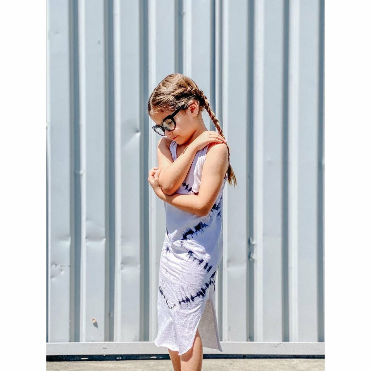 Be Mi Los Angeles Lexi Tank Dress in zebra print, lightweight sleeveless dress with a relaxed fit and stylish design.