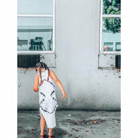 Be Mi Los Angeles Lexi Zebra Tank Dress in light colors, sleeveless design, with a zebra print pattern, perfect for casual wear.