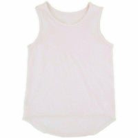 Pink baby tank top from Be Mi Los Angeles featuring a soft fabric and sleeveless design, perfect for comfortable toddler wear.