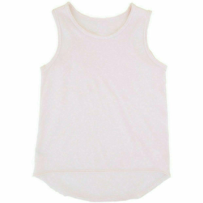 Pink baby tank top from Be Mi Los Angeles featuring a soft fabric and sleeveless design, perfect for comfortable toddler wear.