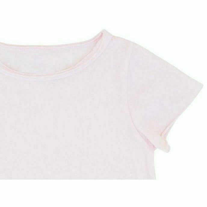 Pink Asher Baby Tee by Be Mi Los Angeles featuring a soft, comfortable cotton fabric and casual style for little ones.