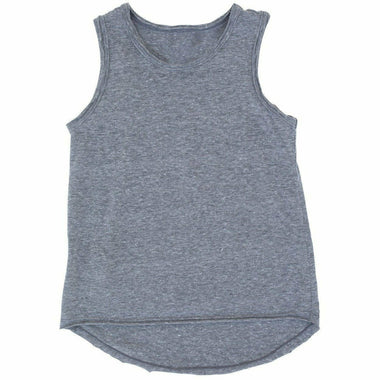 ASHER  BABY TANK HEATHER GREY - Be Mi Los Angeles