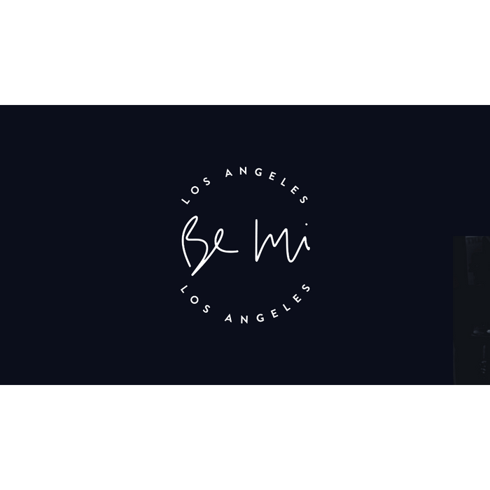 Be Mi Los Angeles gift card featuring a sleek design, perfect for gifting and redeeming at Be Mi Los Angeles locations.