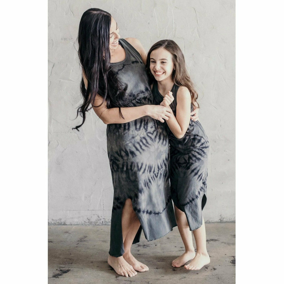 Be Mi Los Angeles Lexi Tank Dress in zebra print, dark color, lightweight sleeveless dress for adults, casual and stylish.